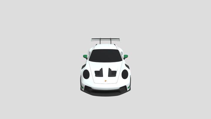 2023 porsche 911 gt3 rs carrera-tribute 992 3D Model