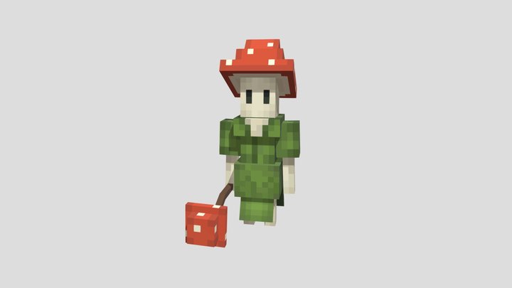 Mush mage 3D Model