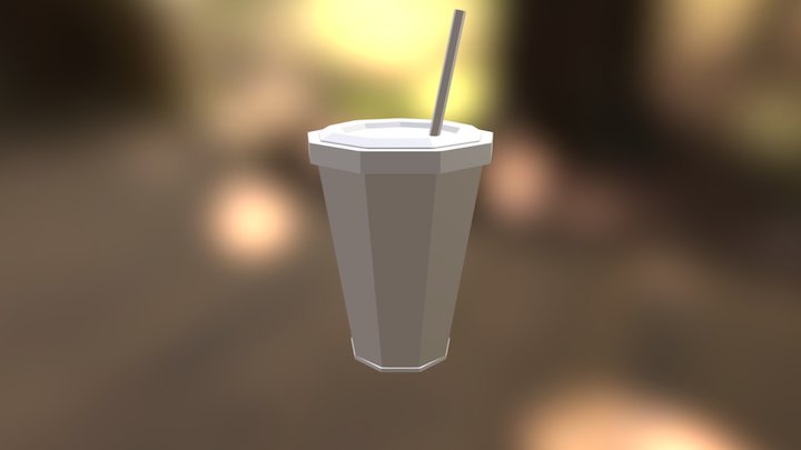 Paper Glass 3D Model