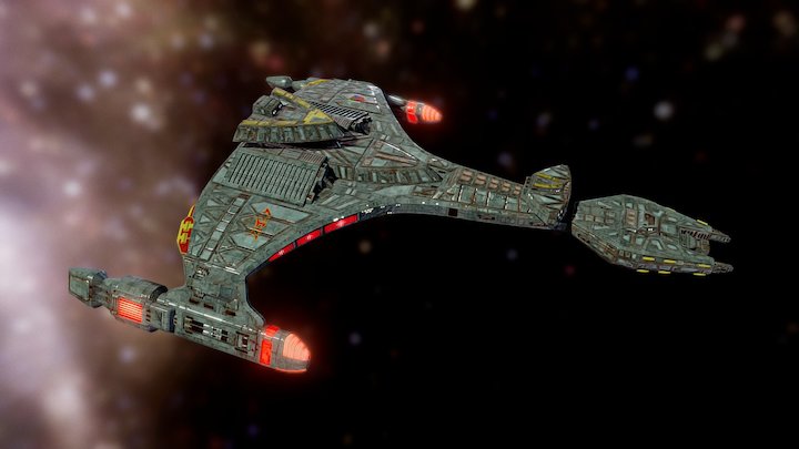 Vor'cha Class Klingon Cruiser 3D Model