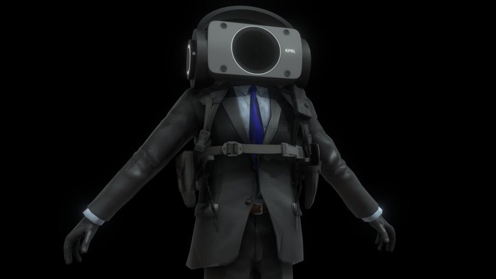 Upgraded Speakerman RIG IK 3D Model
