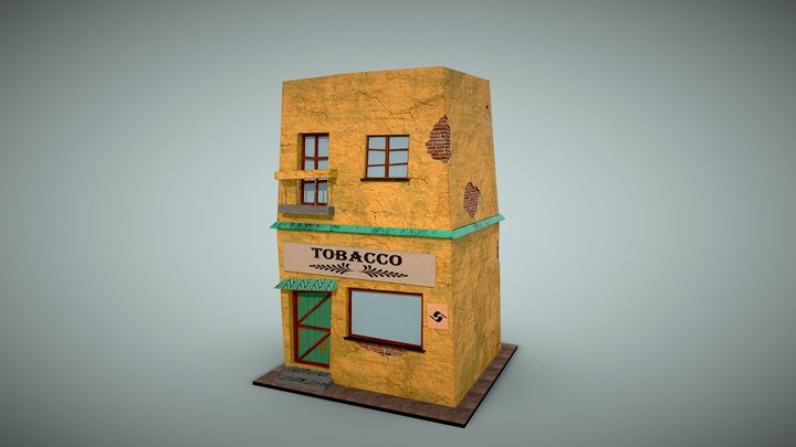 Tobacco Shop 3D Model