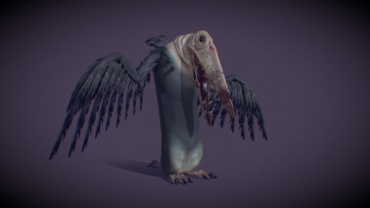 Evil Penguin 3D Model