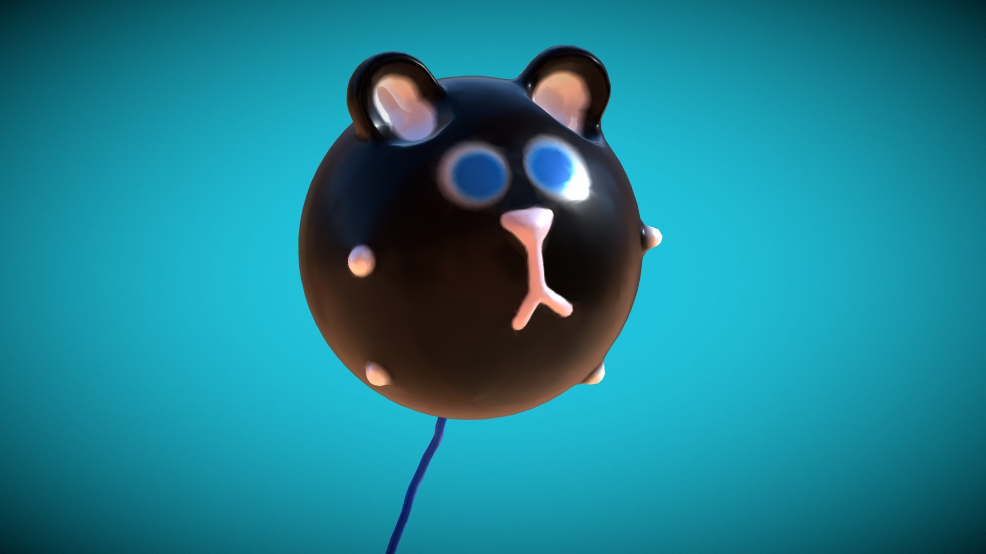 Medium CatBalloon Download Free 3D model by smeerws [adac262