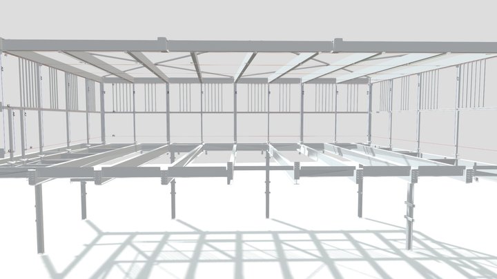 ESTRUCTURA Y Cables 2 3D Model