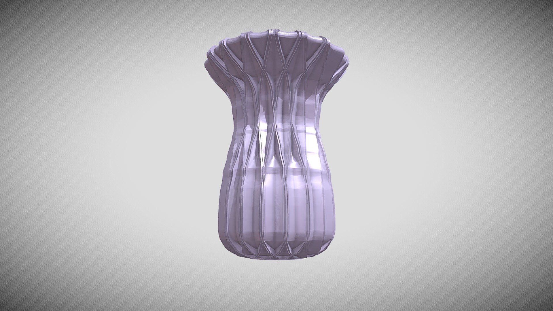 Lilac whirlpool Vase By: Shirel Azoulay Meresman