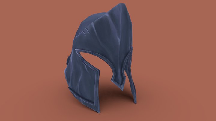 Stylized Helmet 3D Model