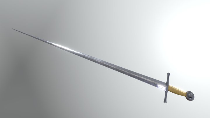 Type XV Arming Sword 3D Model
