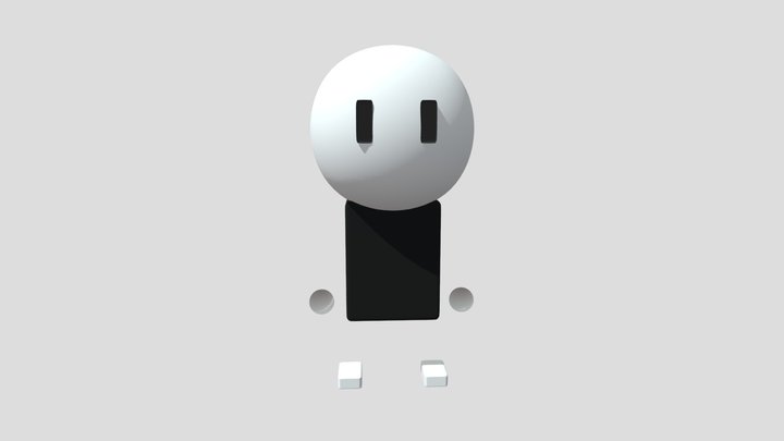 Human for Over-Box 3D Model