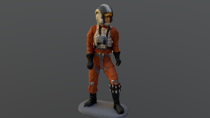 X-Wing Pilot (Star Wars) 3D Model