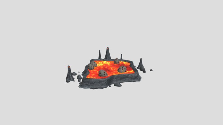 Fiery Nest 3D Model