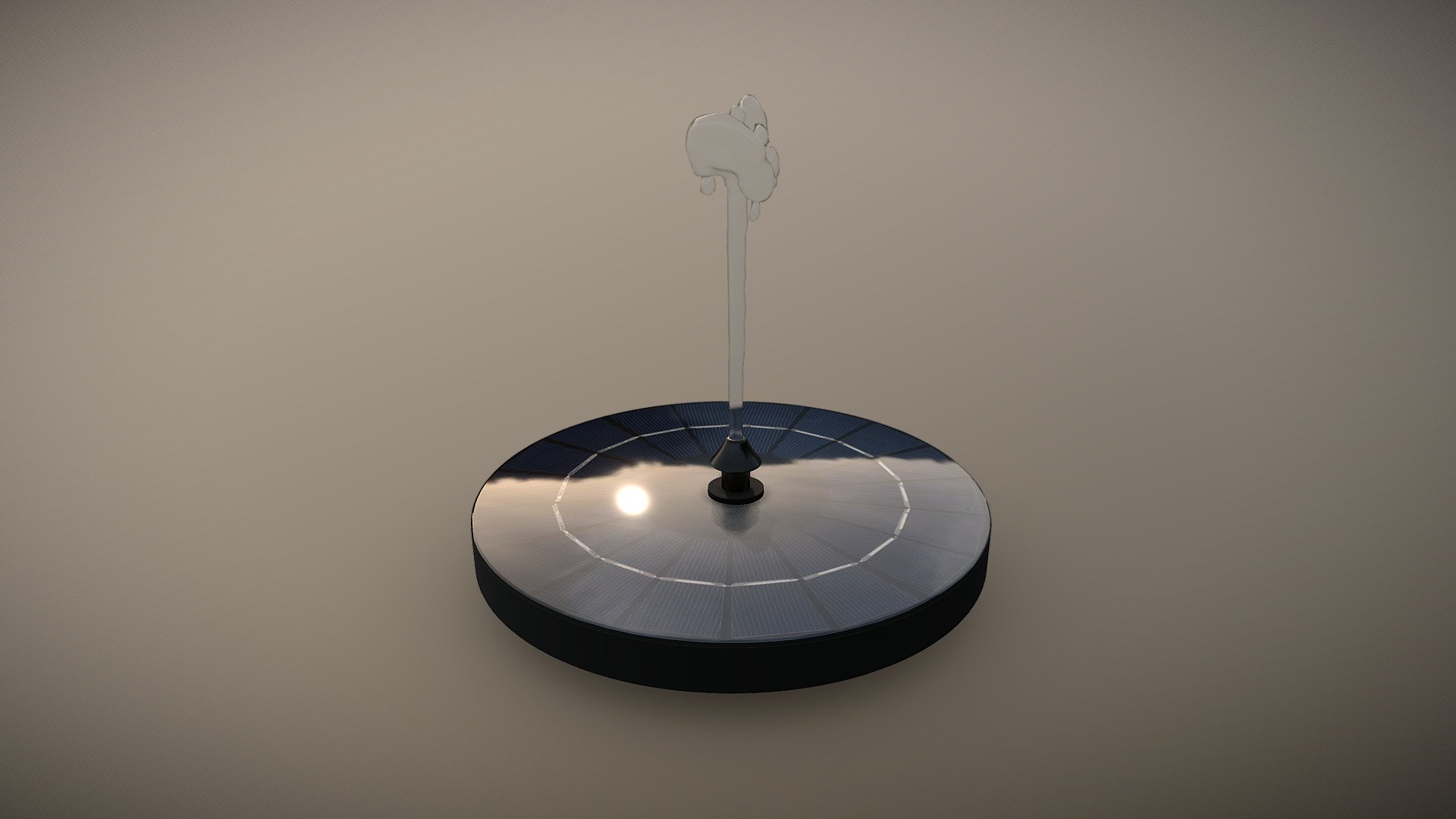 Floating Solar Fountain