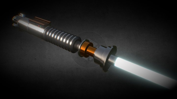 Luk Skywalker Sable 3D Model