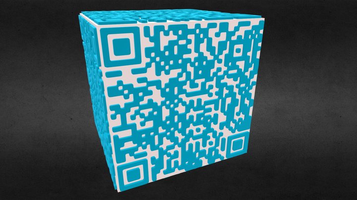 QR Code Contact Bim Help 3D Model