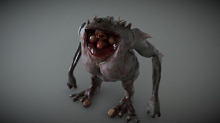 Toad Monster 3D Model
