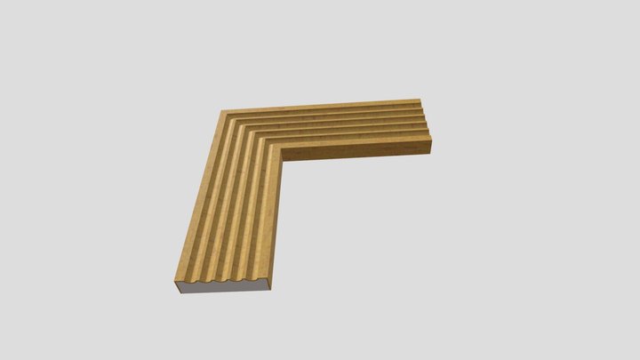 Cornice in polistirolo resinato V120 3D Model