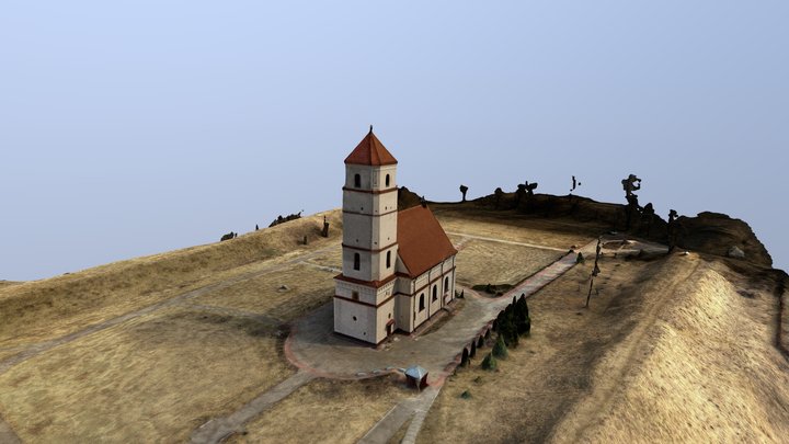 Спасо-Преображенский собор в Заславле 3D Model