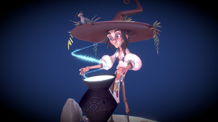 Magic Apprentice - Stylized Creation 3D Model