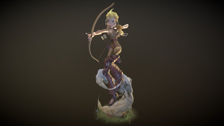 Stylized Ranger 3D Model
