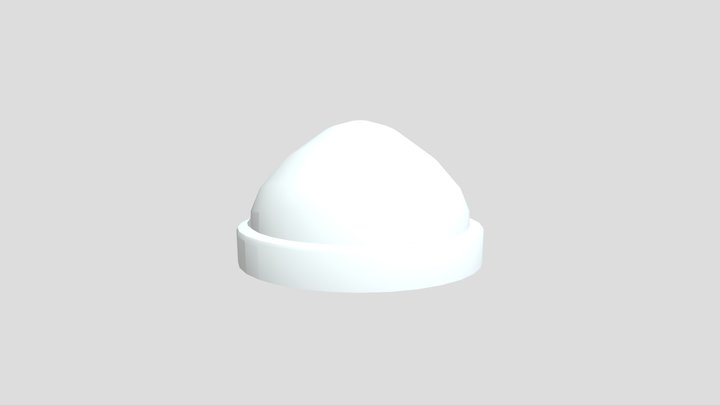 White Beanie 3D Model
