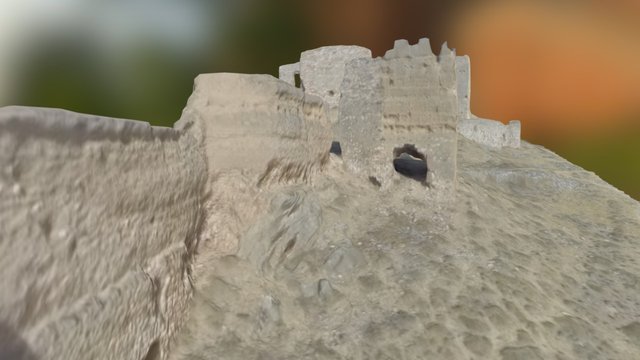 Castillo de Hornachos. Construcción 3D Model