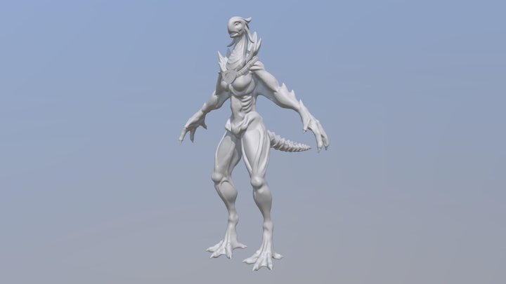 Atlantean Overseer (Sculpt) 3D Model