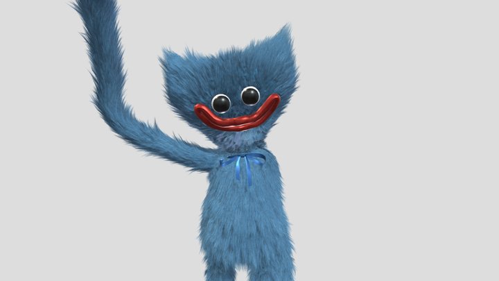 Poppy Playtime Huggy Wuggy Statue Pose V2
