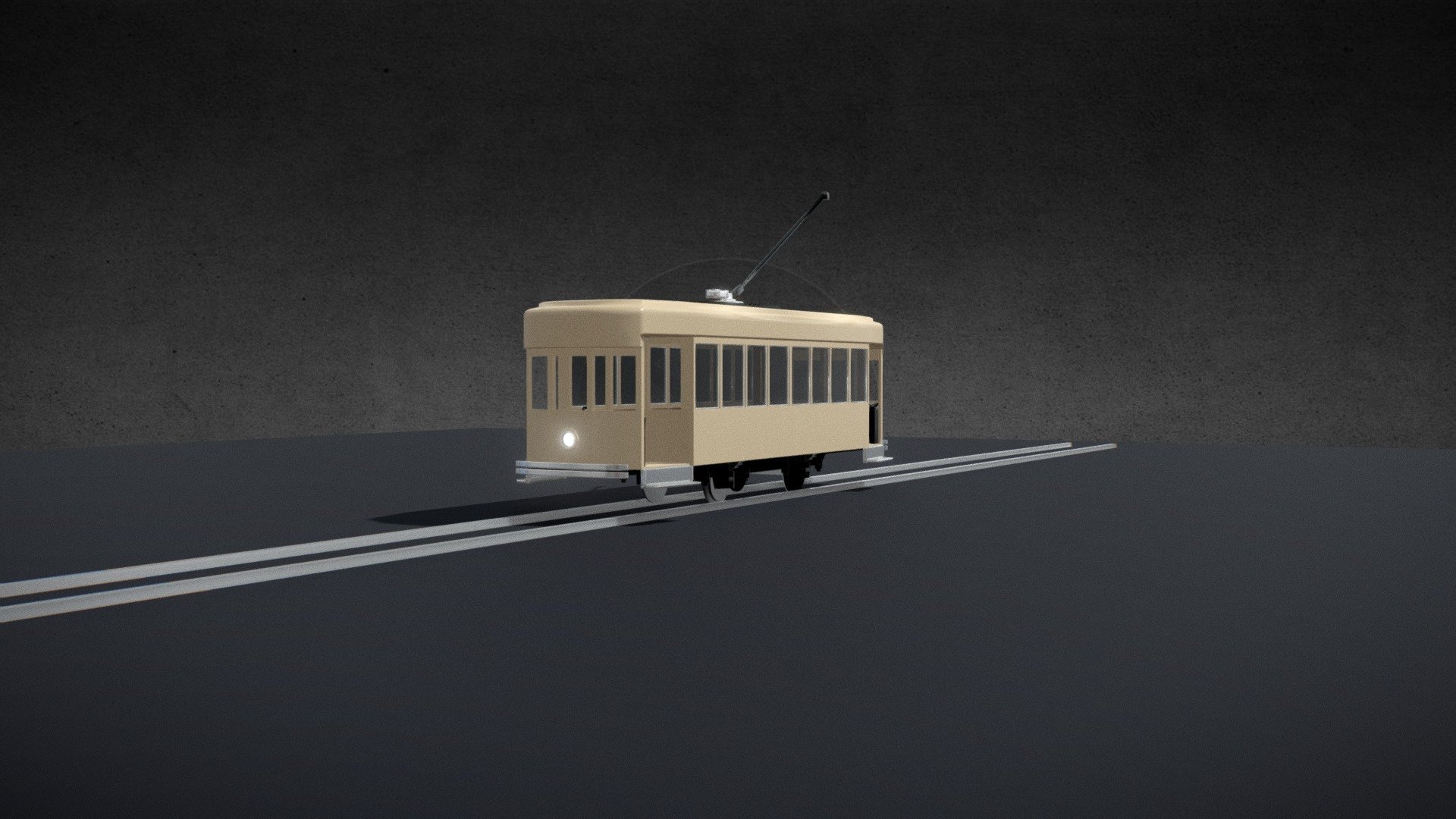 Low-Poly Tram Downloadable