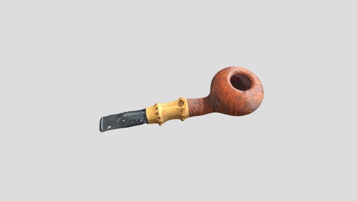 Pipe Wooden 3D Model