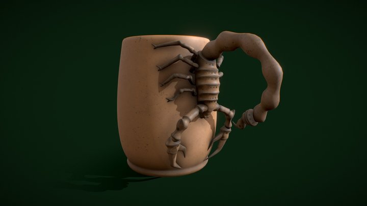 Scorpion cup 3D Model