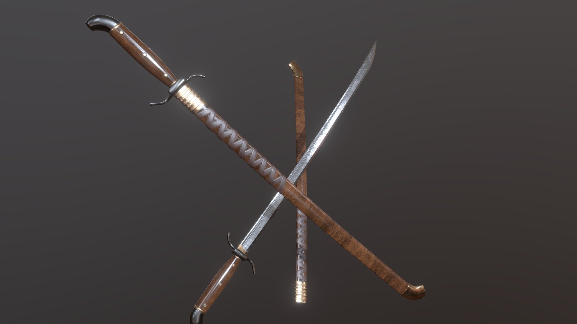 saber, scabbard