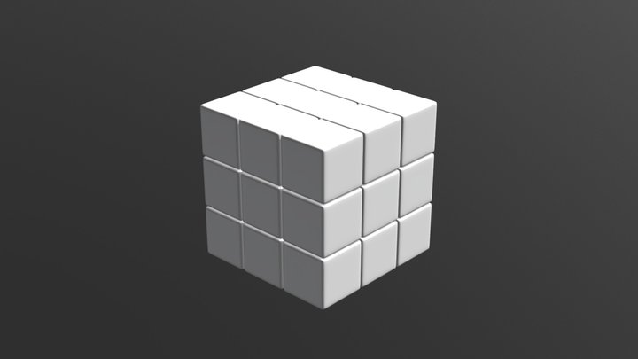 Rubik's Cube 3D Model