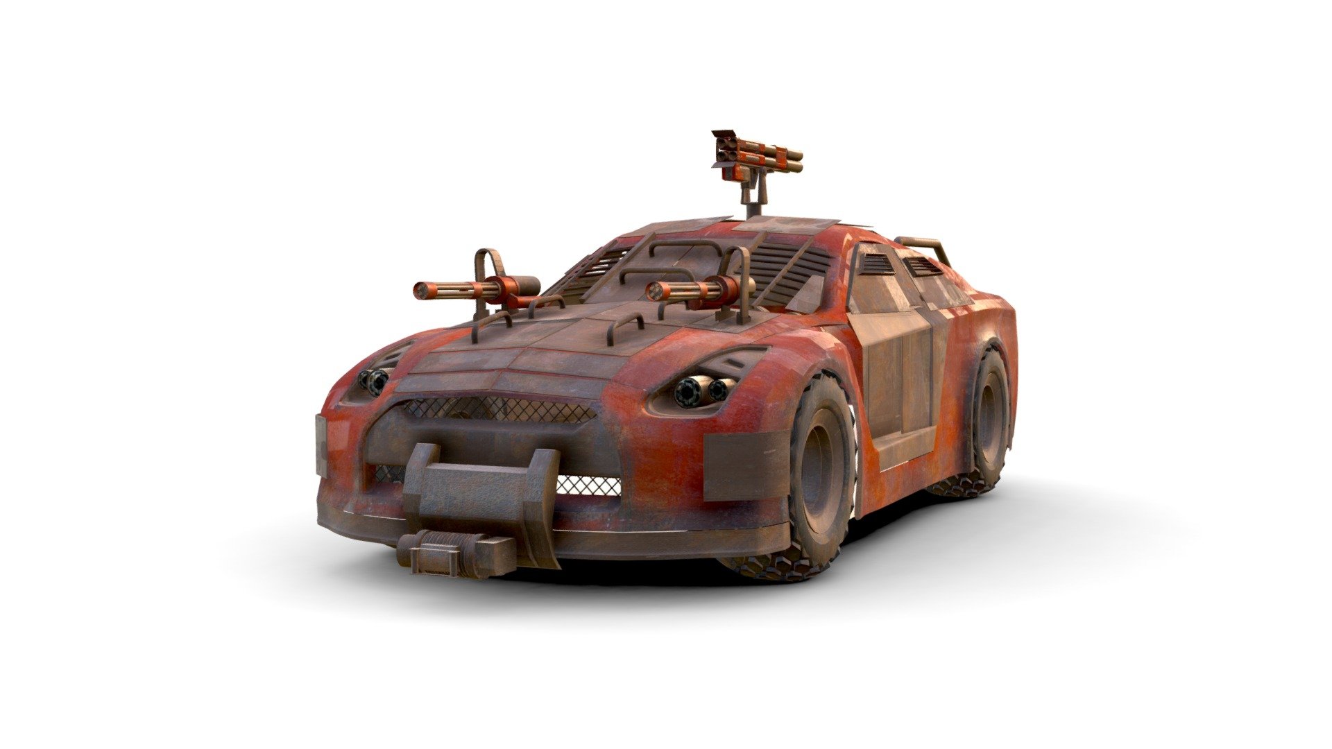 Apocalyptic NISSAN GT-R - 3D model by mohamed.amir94812 [adb7dea ...