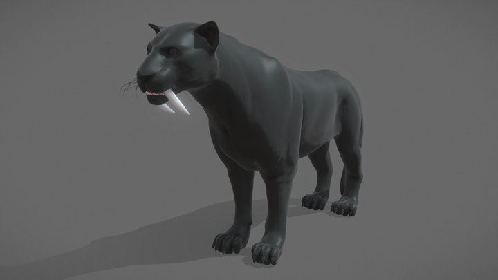 3D Model: Mammals - Tiger (teacher made) - Twinkl