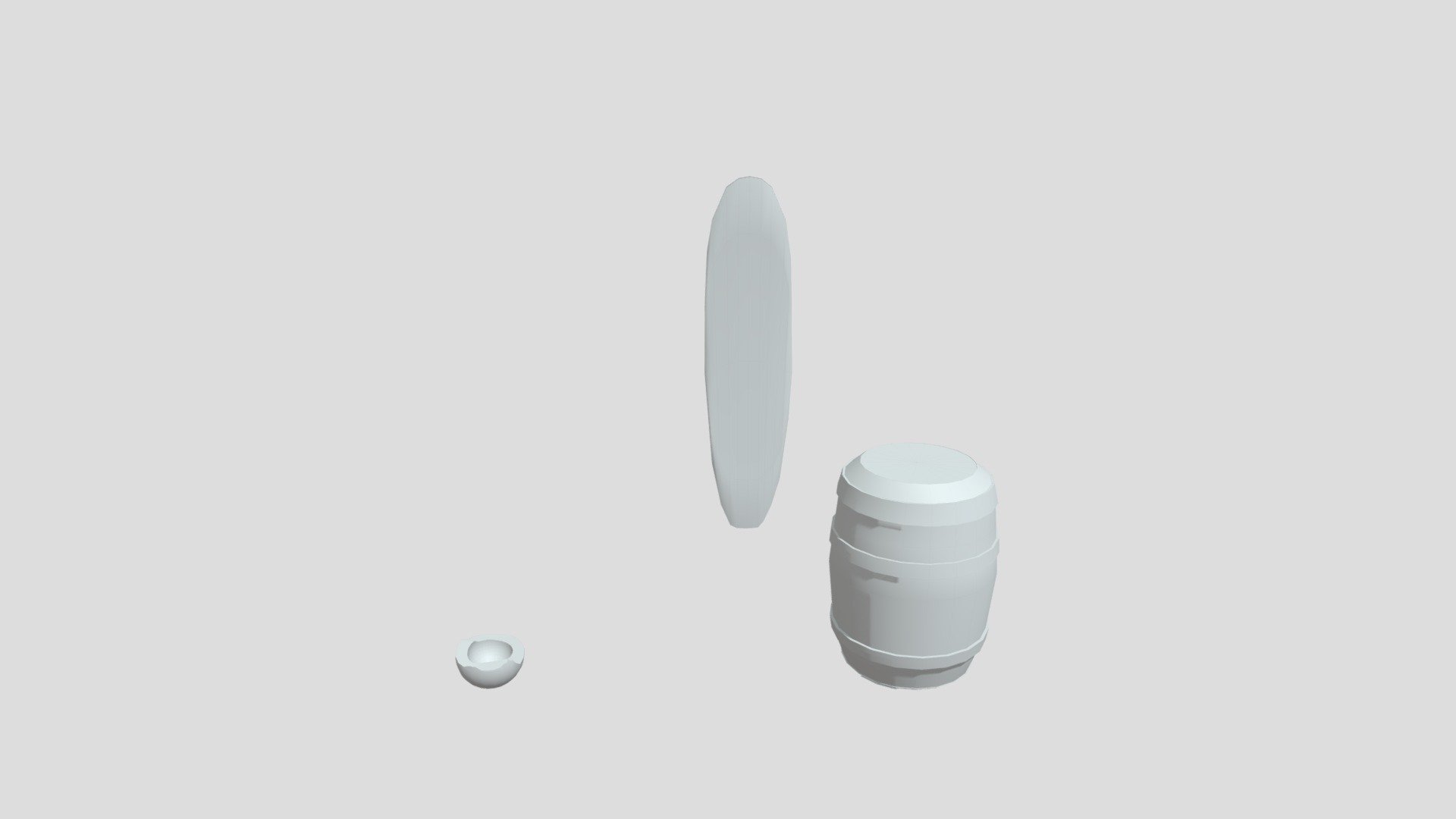 By The Ocean - 3 Simple props - 3D model by William.Dekeyzer [adb87a5 ...