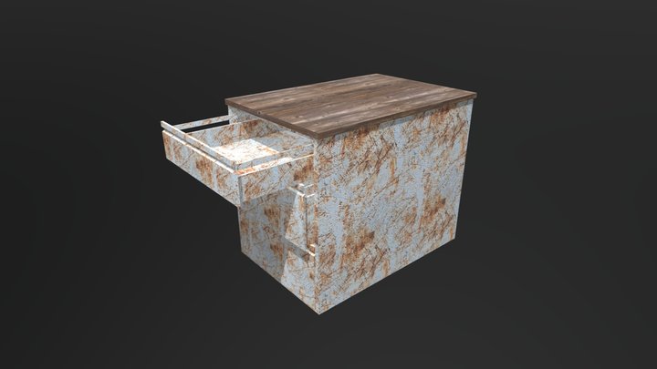 Filing Cabinet 3D Model