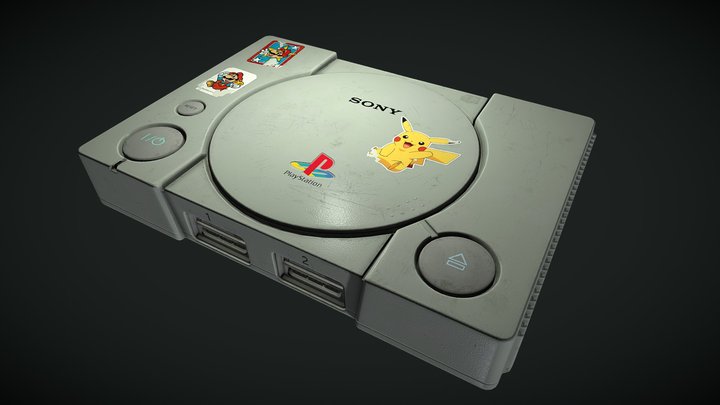 Modello 3D Sony PlayStation 1 PS1 - TurboSquid 2006192