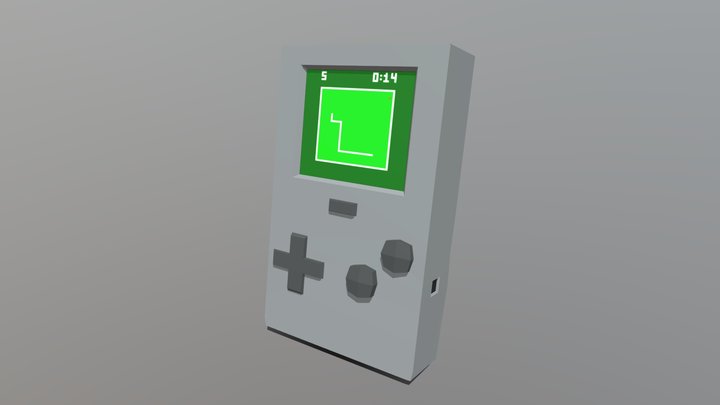 LowRes Coder Fantasy Console 3D Model