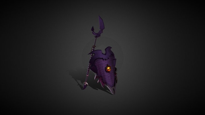 Spear And Shield Teagan McC 3D Model