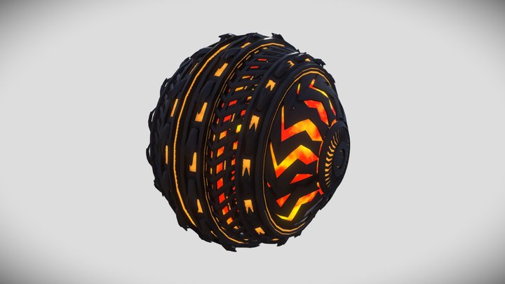 Robot Ball 3D Model