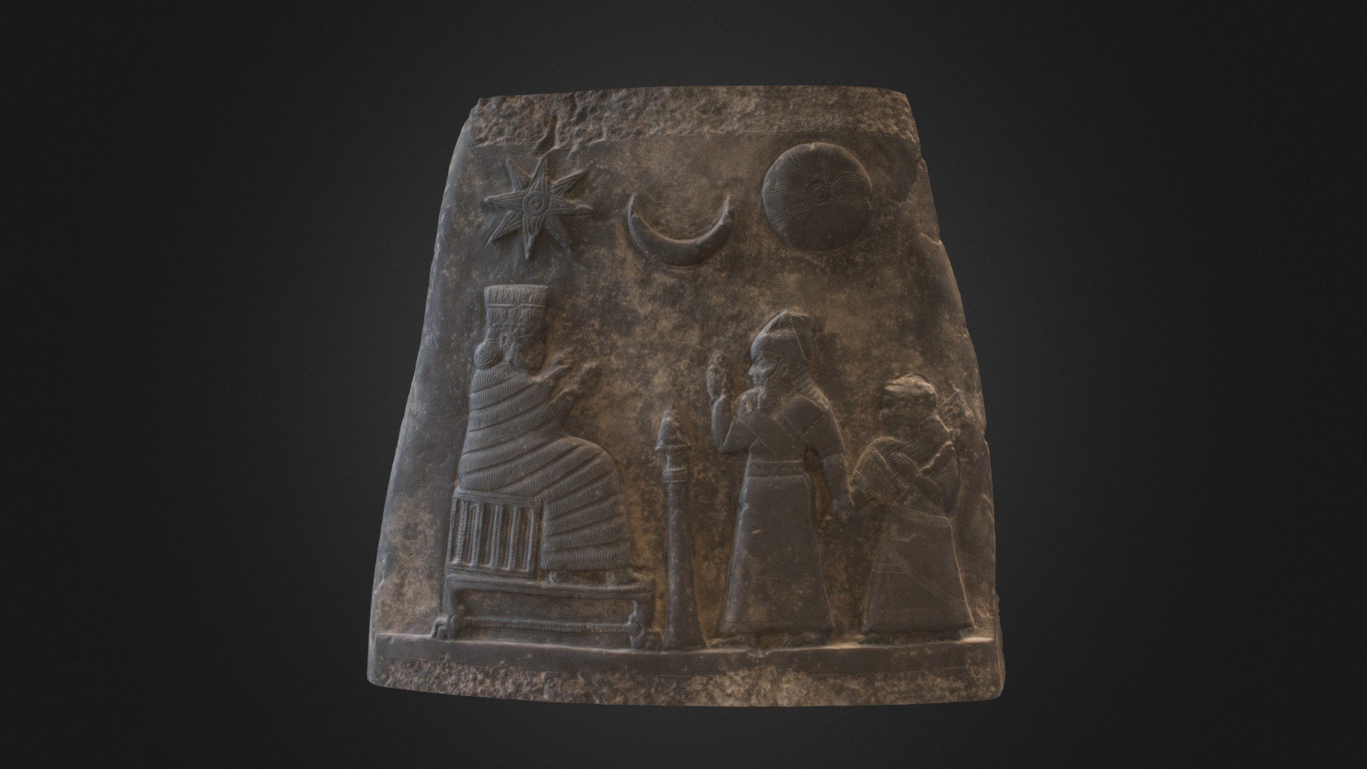 Kudurru of MeliShipak 3D model by Benoît Rogez (shadows44) [adbbe32