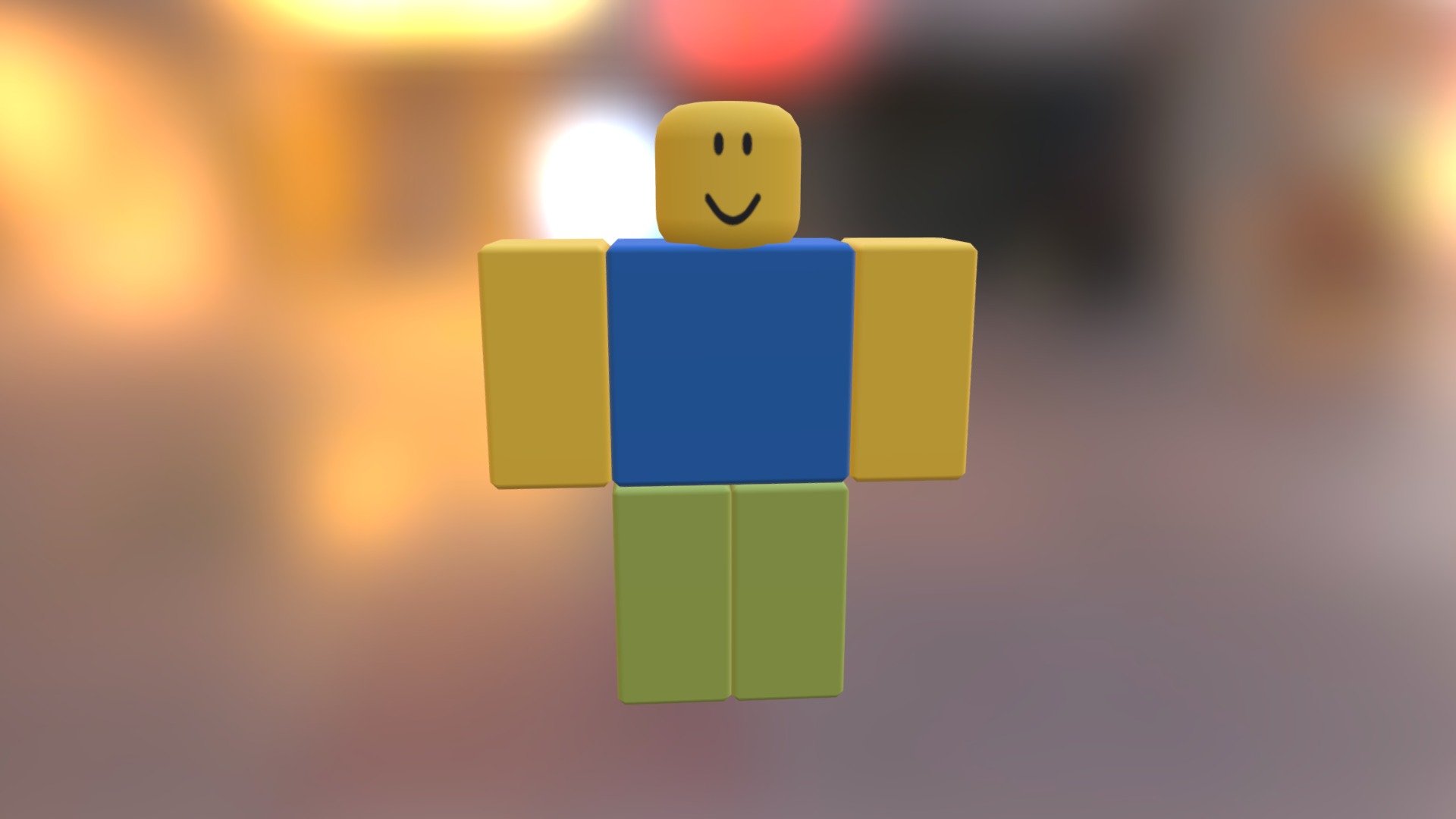 Noob for roblox free VR / AR / low-poly 3D model