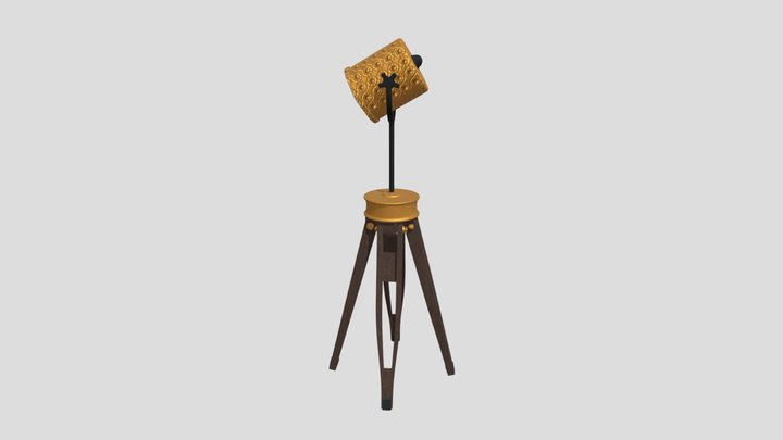 Antique 3D Focus Light 3D Model