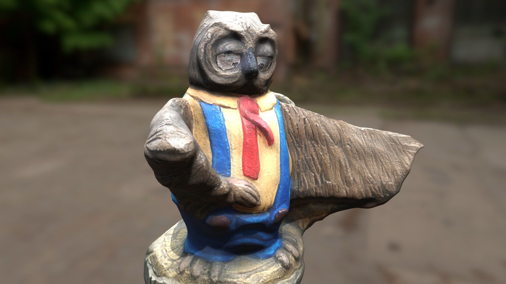 Owl sculpture - 3D scanned