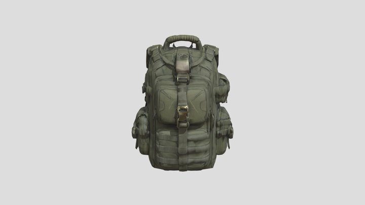 Tactical Explorer Backpack 3D Model