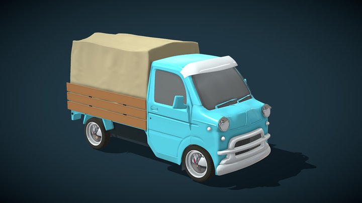 Kei_truck01 3D Model