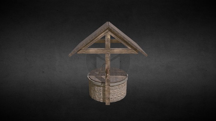 Old Wooden Well 3D Model