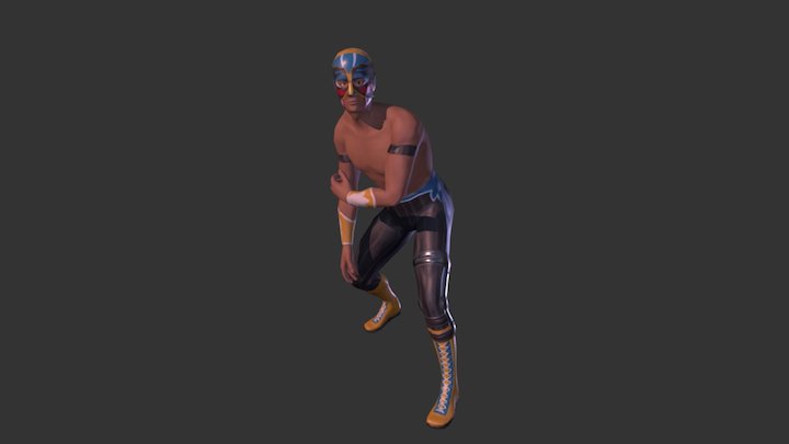 Xolotl - Luchador Final 3D Model