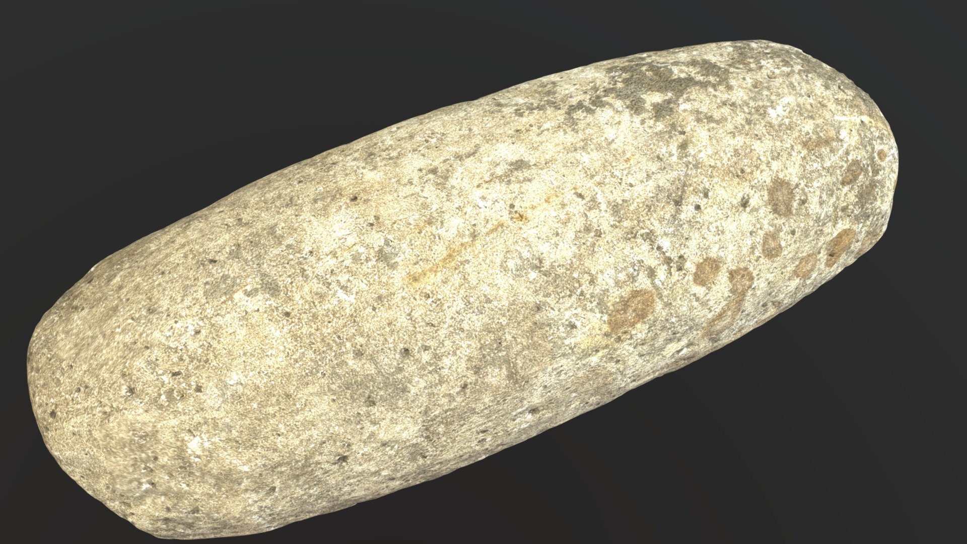 石棒（岡山市教育委員会2006『彦崎貝塚』第106図_S152） - Download Free 3D model by nonaka ...
