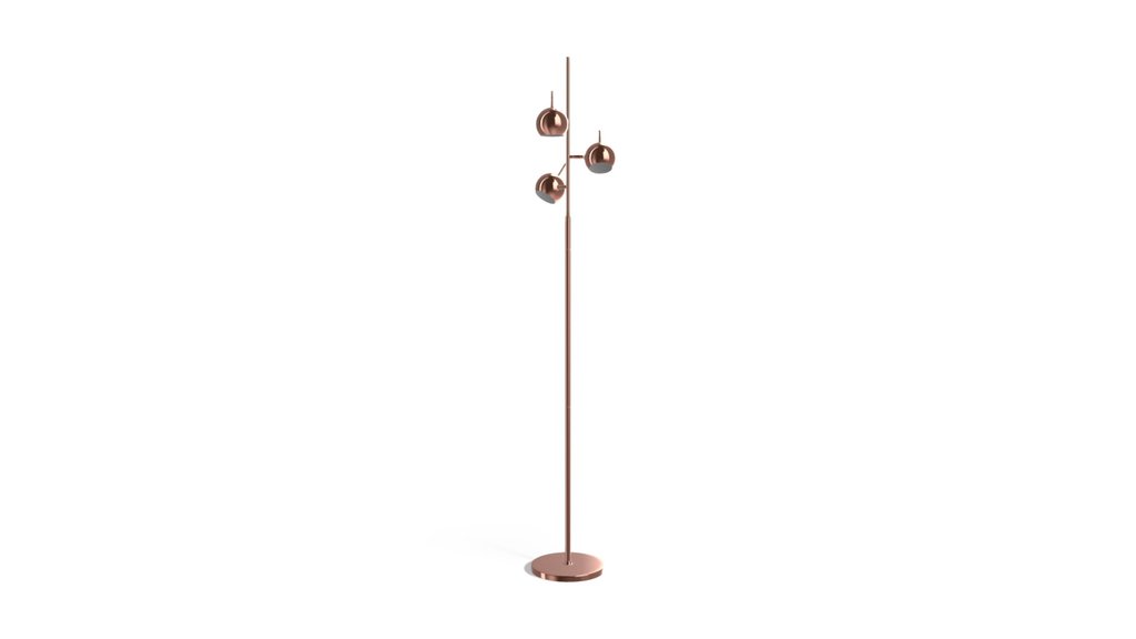 Austin Floor Lamp, Copper
